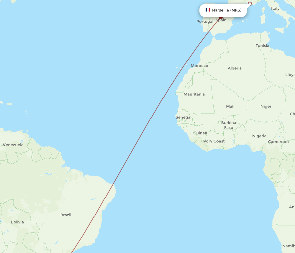 MRS-MVD flight routes