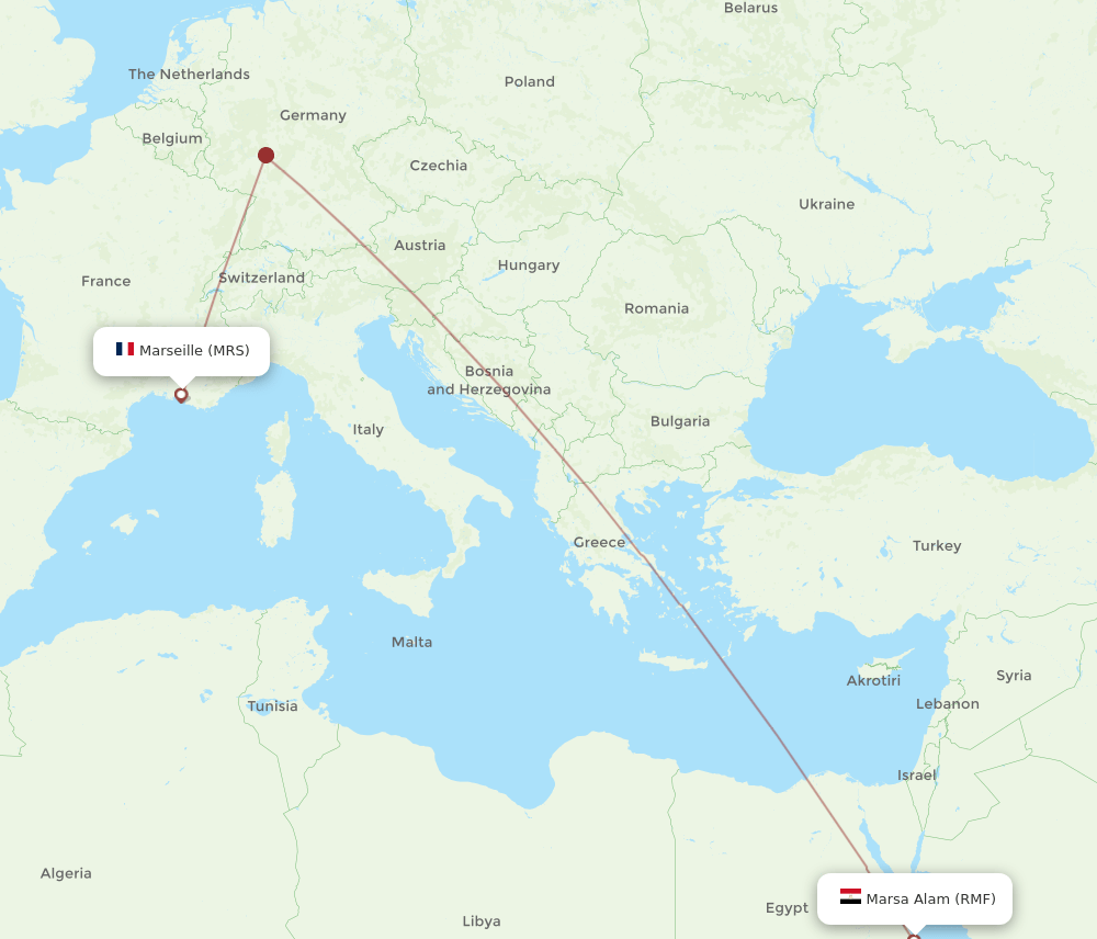 MRS-RMF flight routes