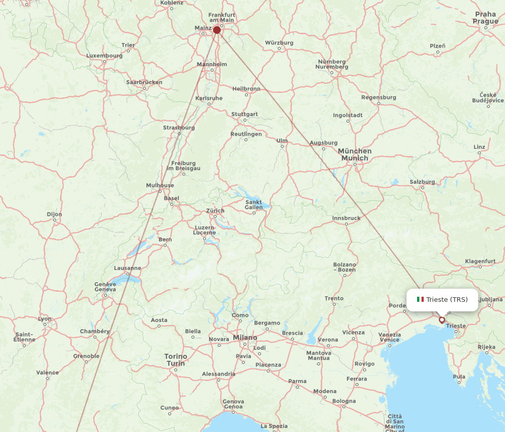 MRS-TRS flight routes