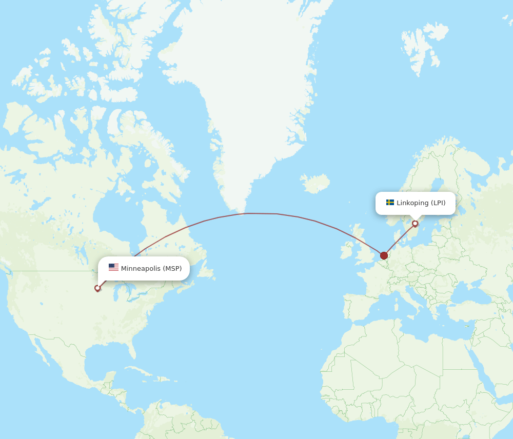 MSP-LPI flight routes