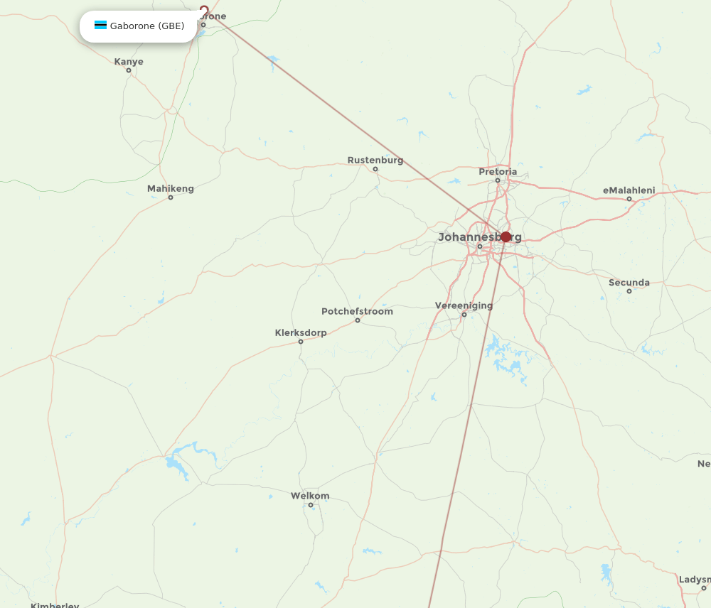 MSU-GBE flight routes
