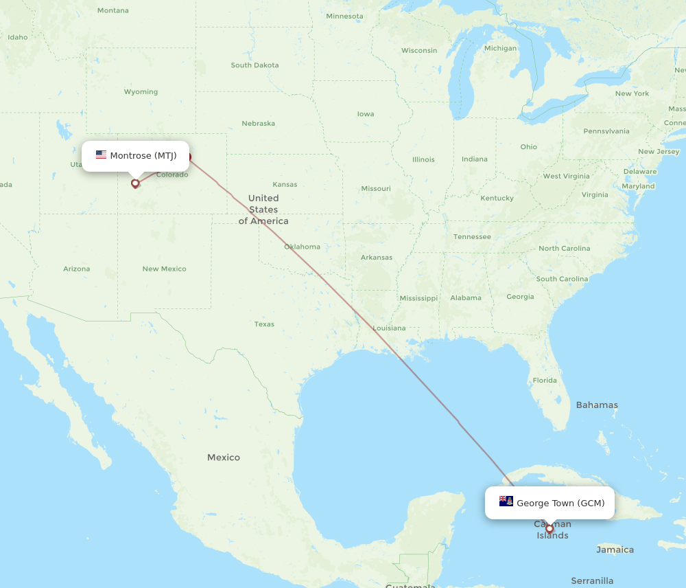 MTJ-GCM flight routes