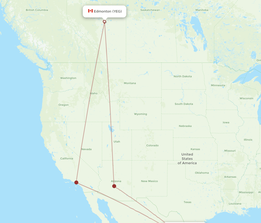 MTY-YEG flight routes