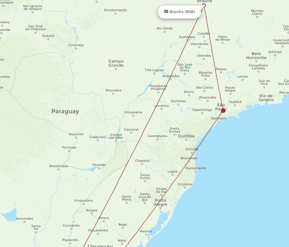 MVD-BSB flight routes