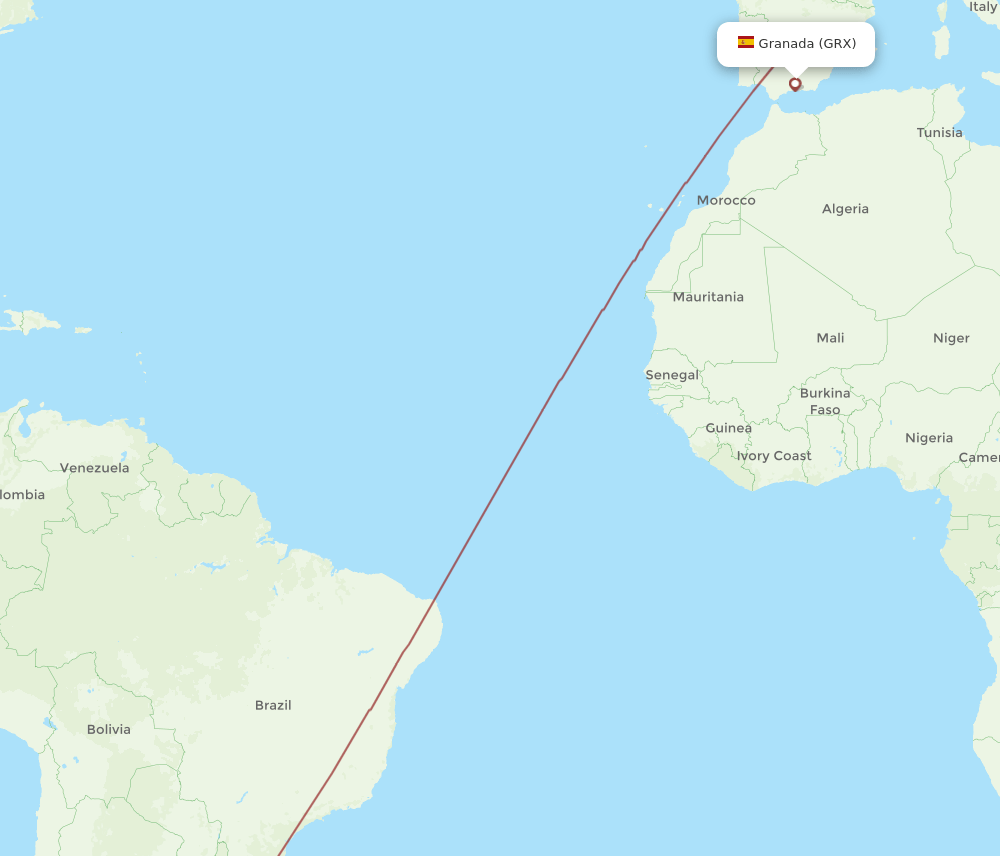 MVD-GRX flight routes