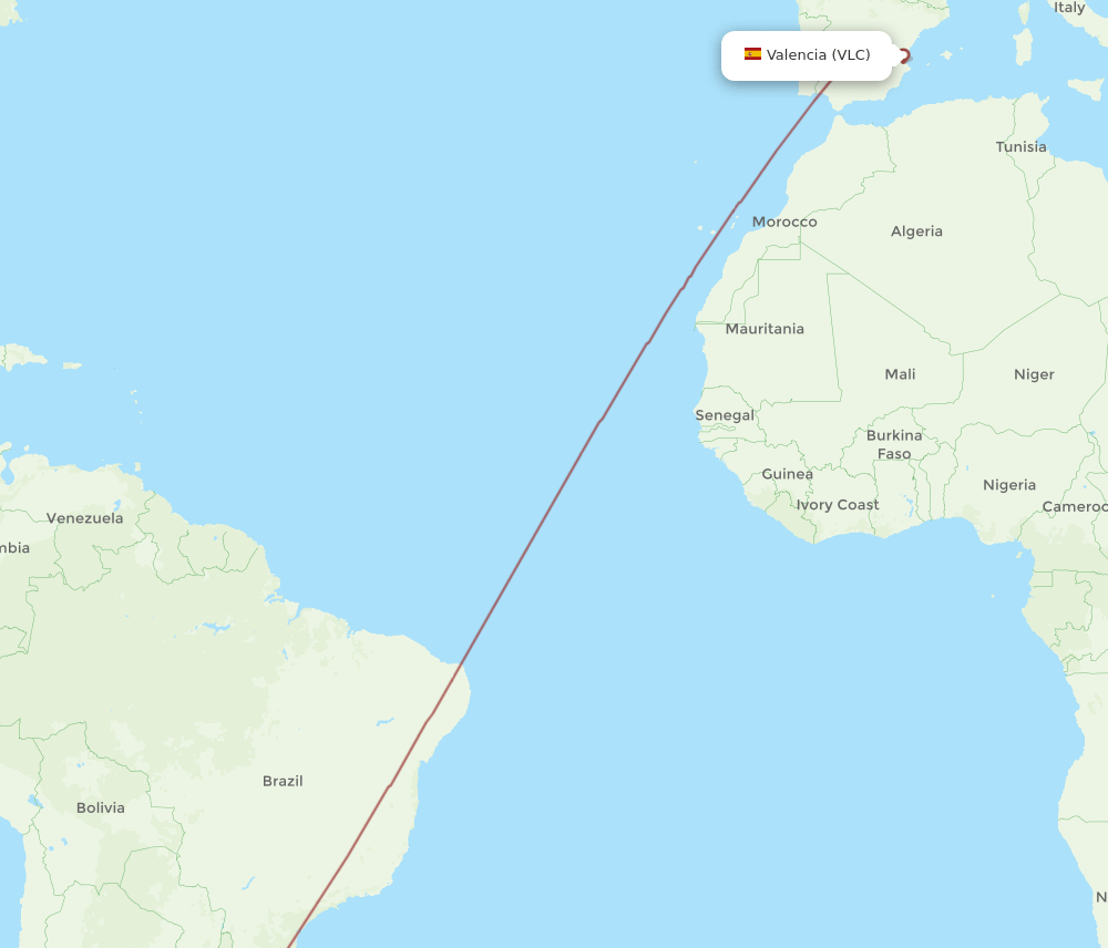 MVD-VLC flight routes