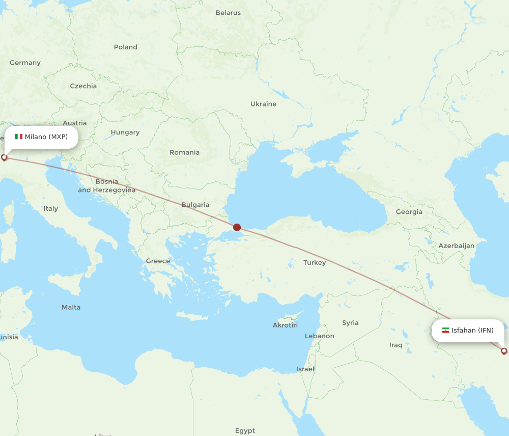 MXP-IFN flight routes
