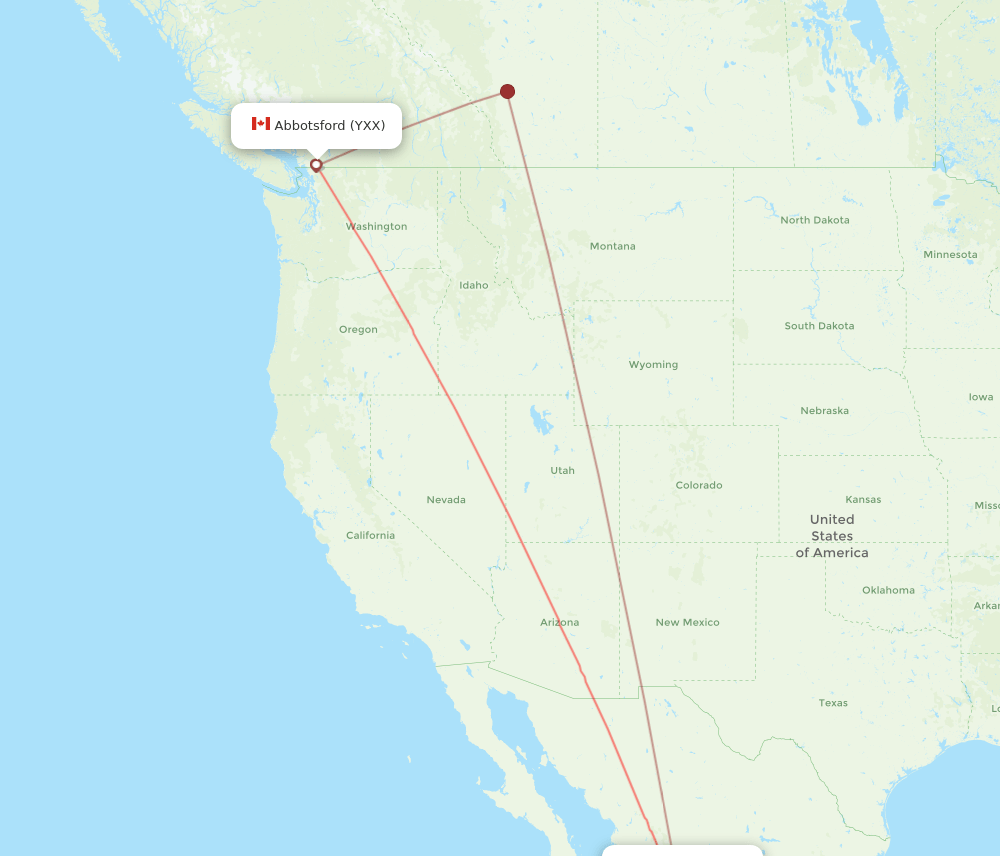 MZT-YXX flight routes