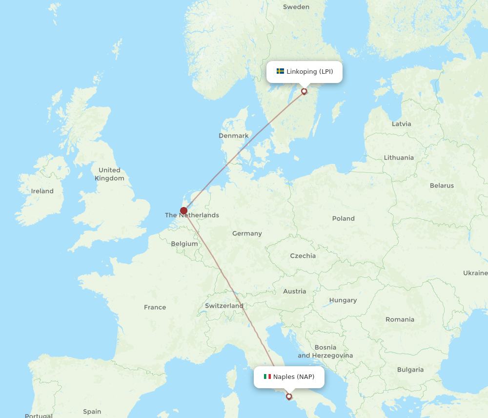 NAP-LPI flight routes