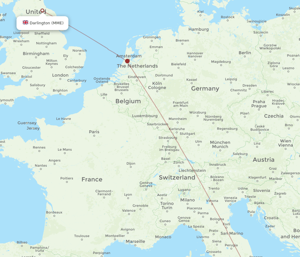 NAP-MME flight routes