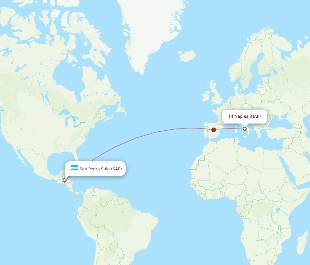 NAP-SAP flight routes
