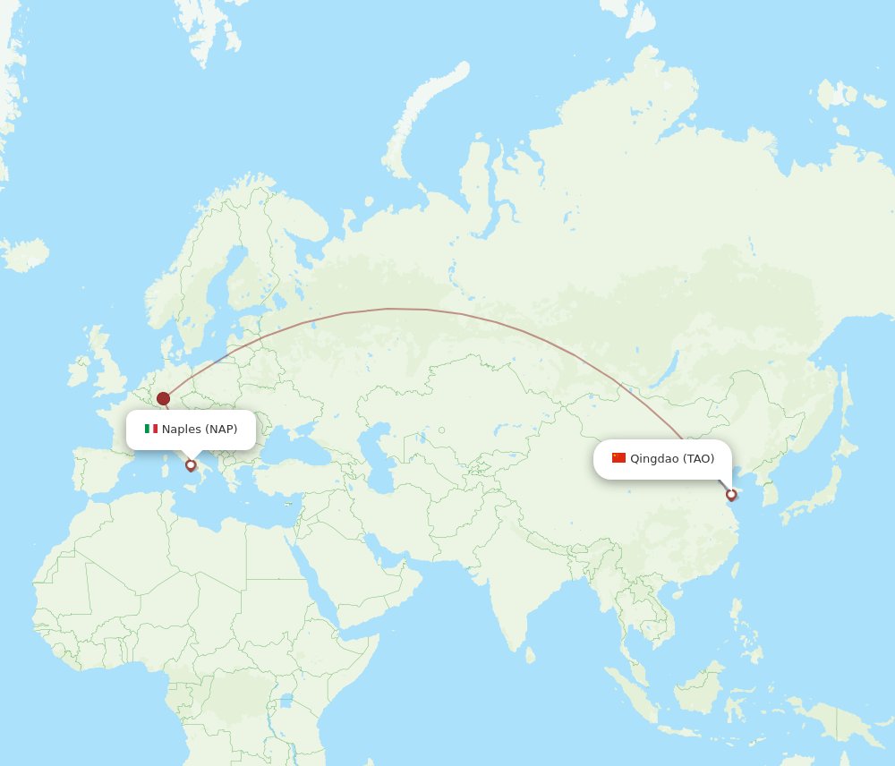 NAP-TAO flight routes