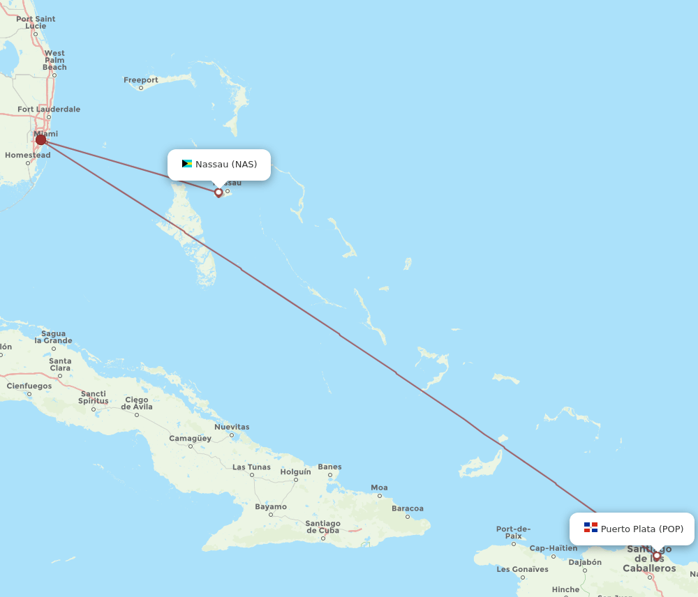 NAS-POP flight routes