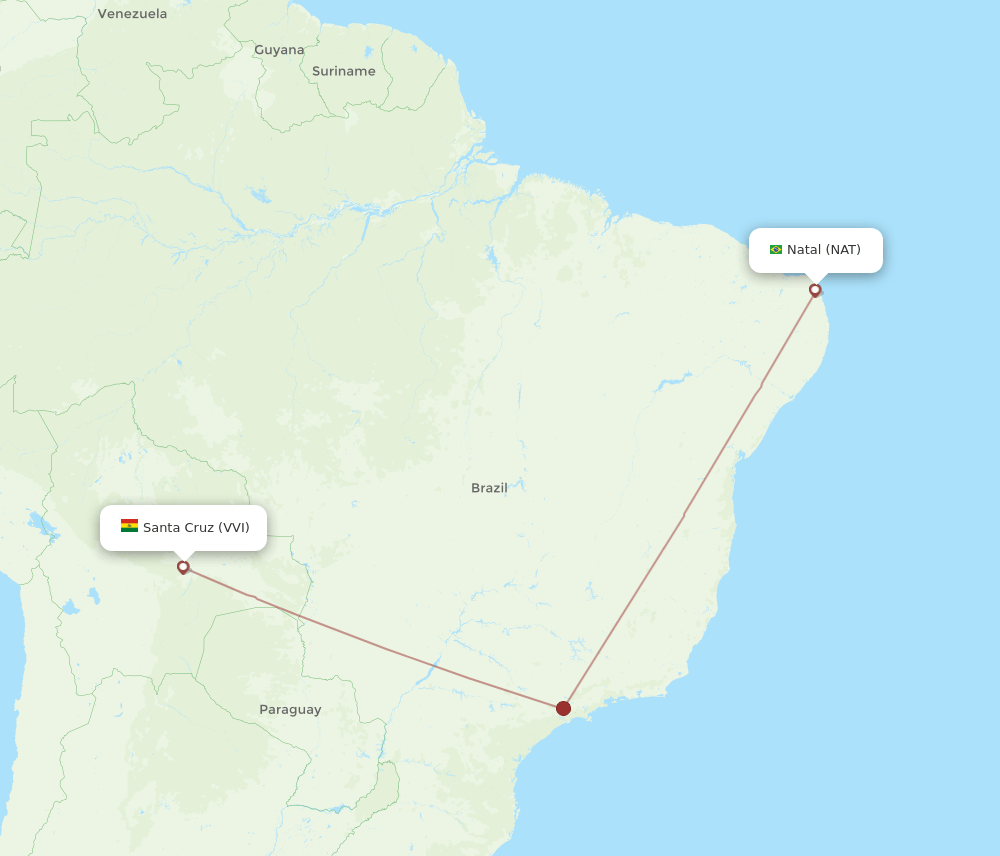 NAT-VVI flight routes