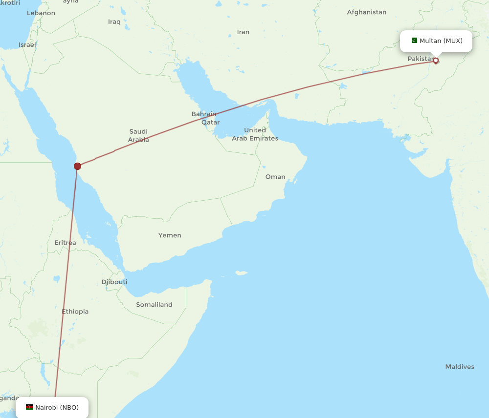 NBO-MUX flight routes