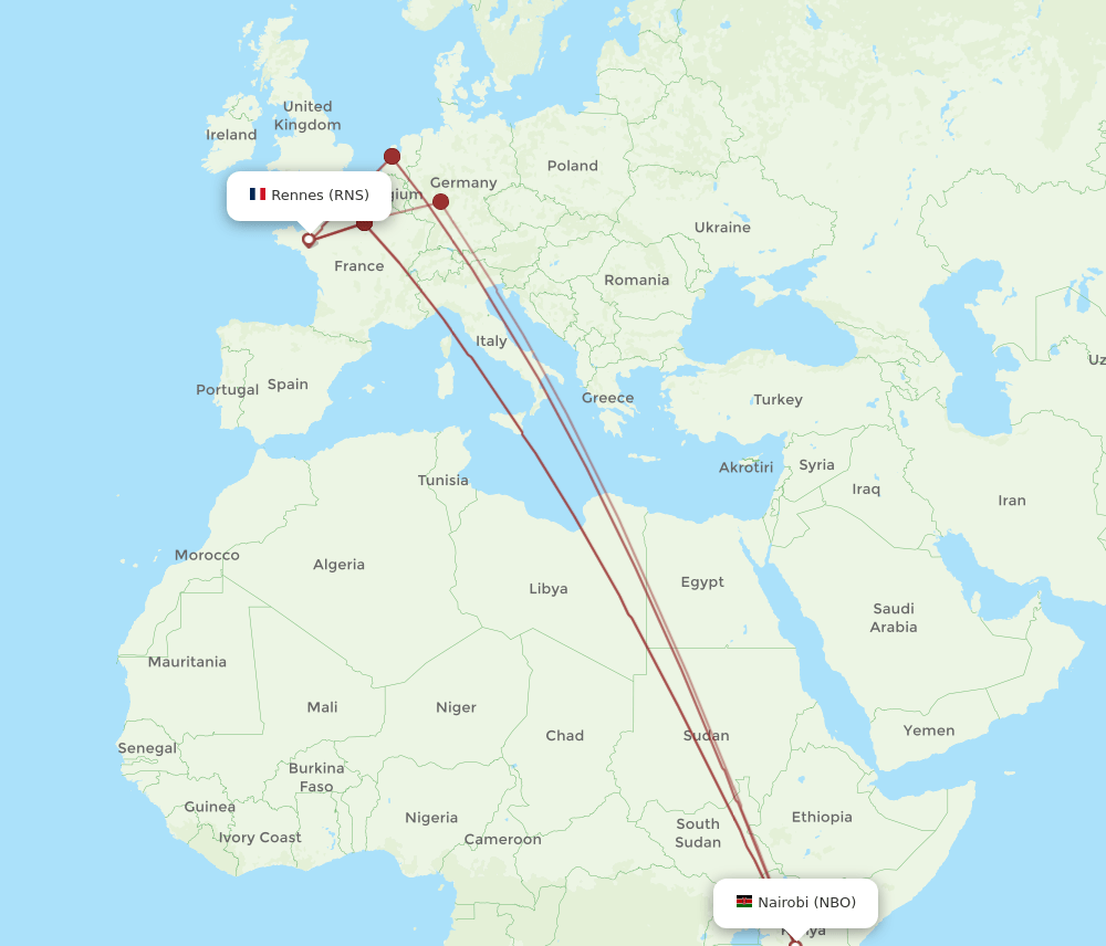 NBO-RNS flight routes