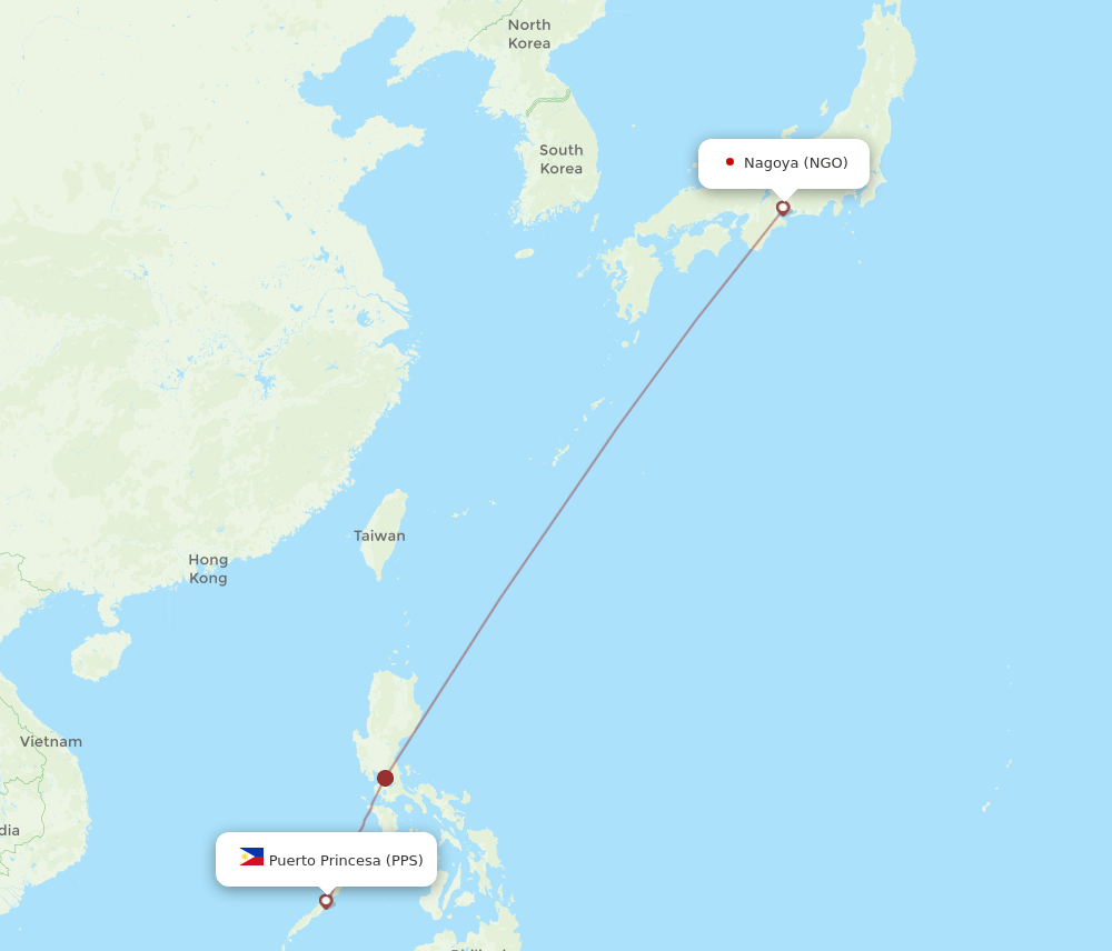 NGO-PPS flight routes