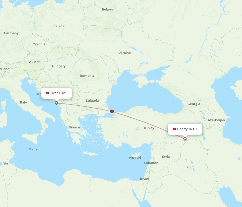 NKT-TIV flight routes