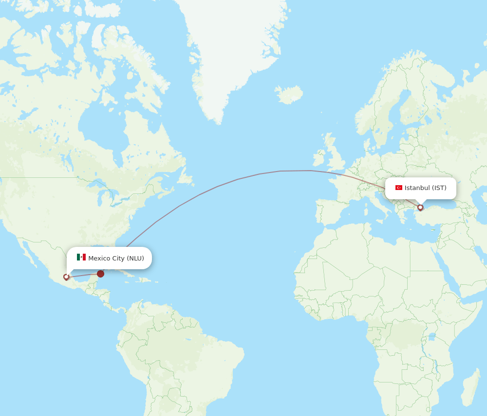 NLU-IST flight routes