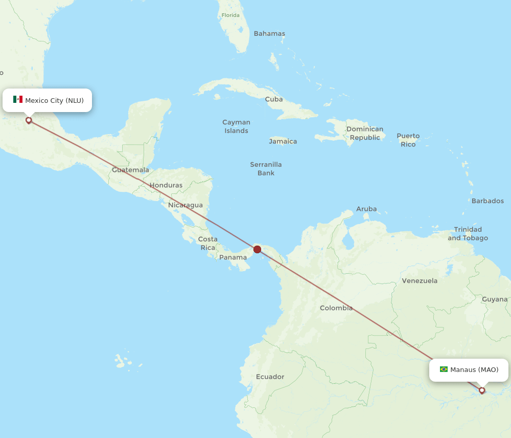 NLU-MAO flight routes