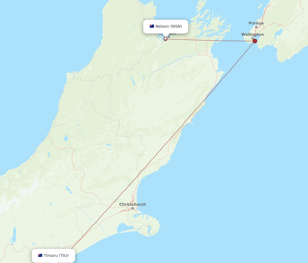 NSN-TIU flight routes