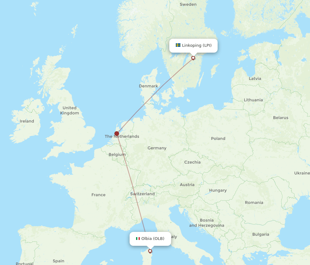 OLB-LPI flight routes