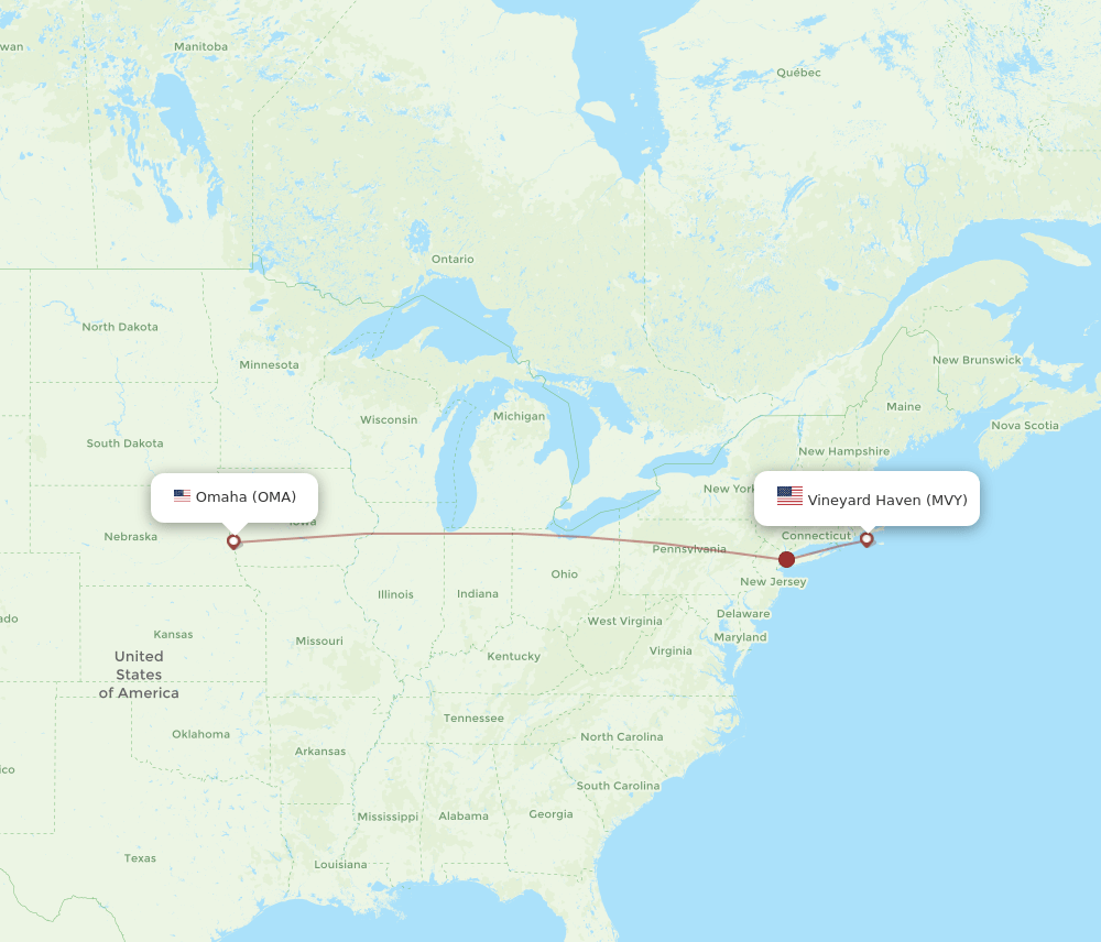 OMA-MVY flight routes