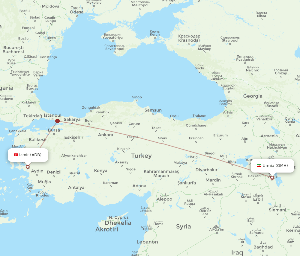 OMH-ADB flight routes