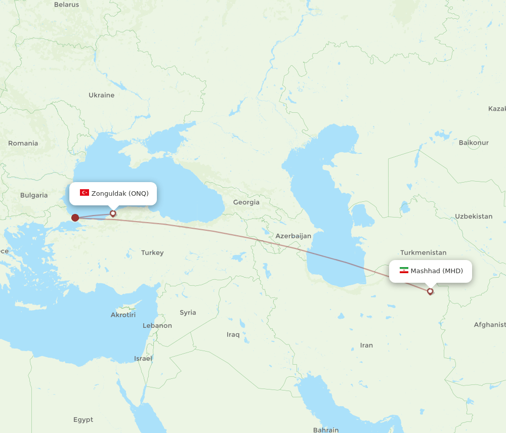 ONQ-MHD flight routes