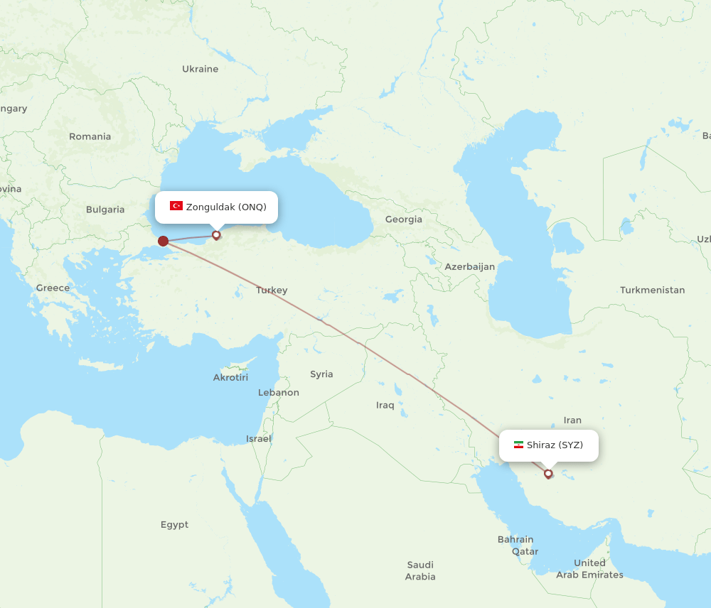 ONQ-SYZ flight routes