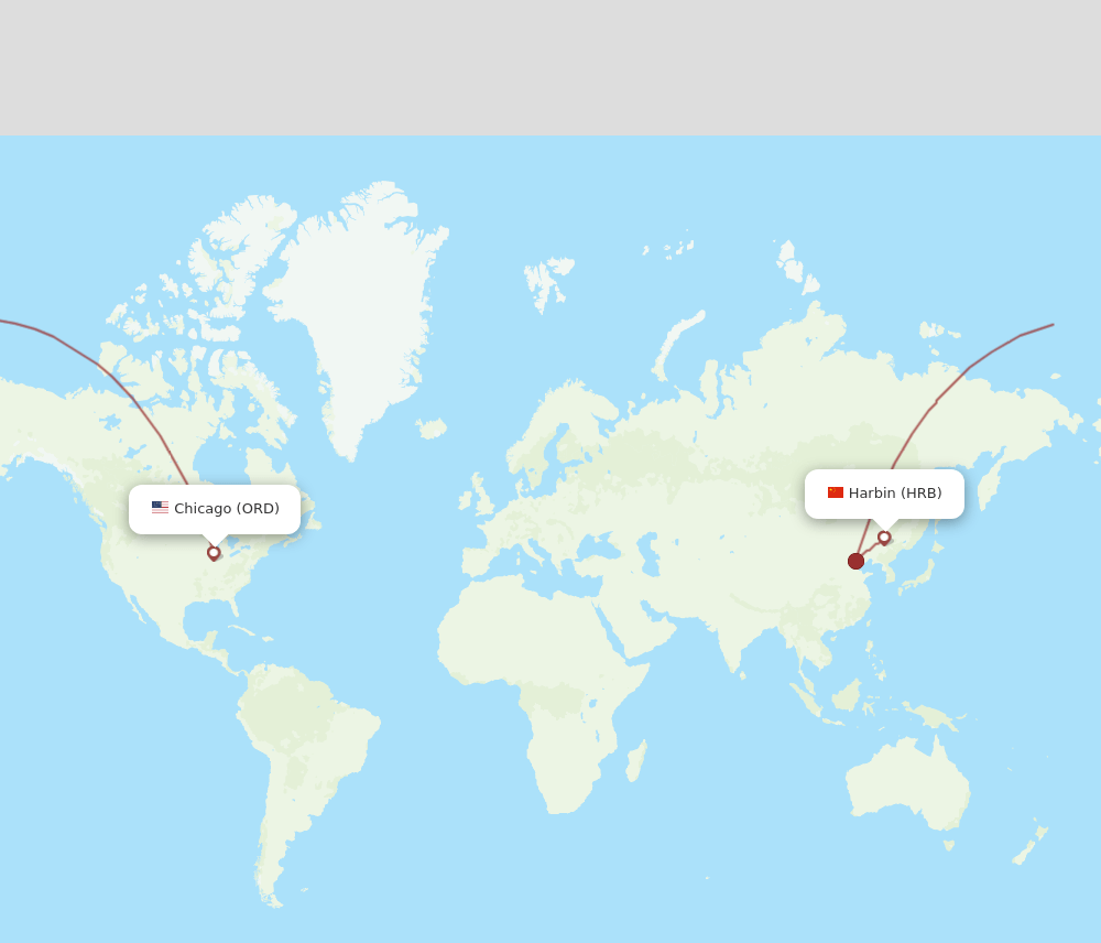 ORD-HRB flight routes