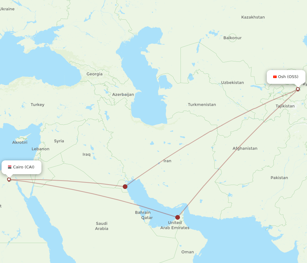 OSS-CAI flight routes