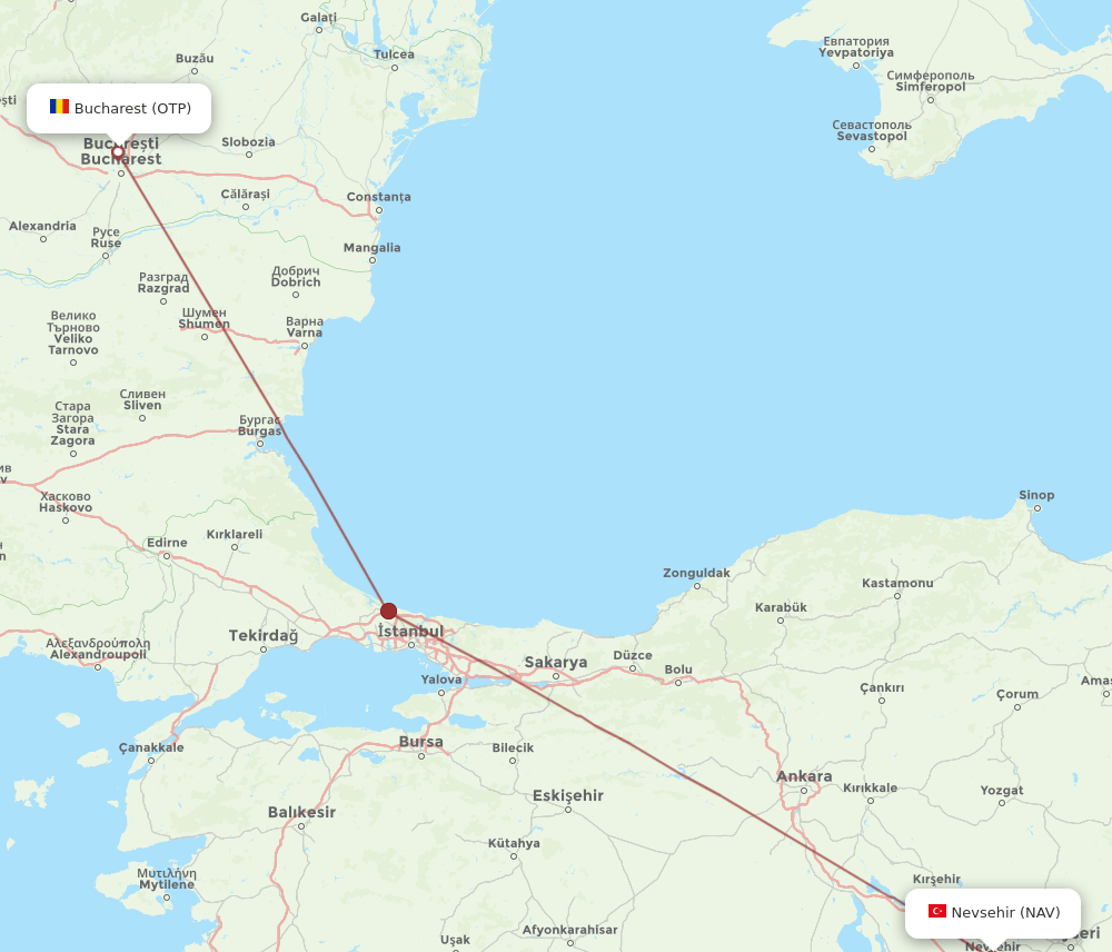 OTP-NAV flight routes