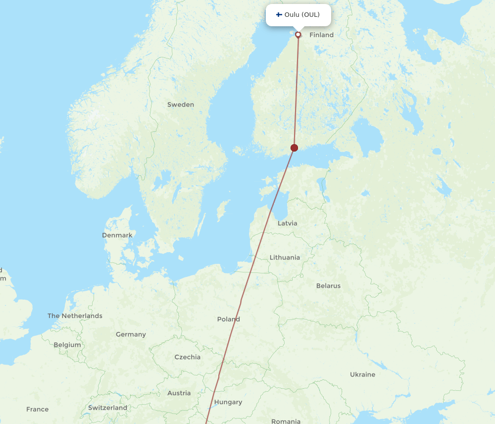 OUL-SPU flight routes