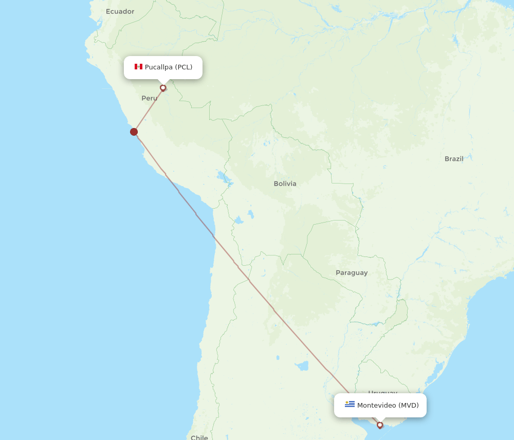 PCL-MVD flight routes