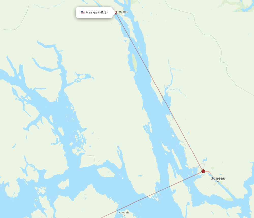 PEC-HNS flight routes