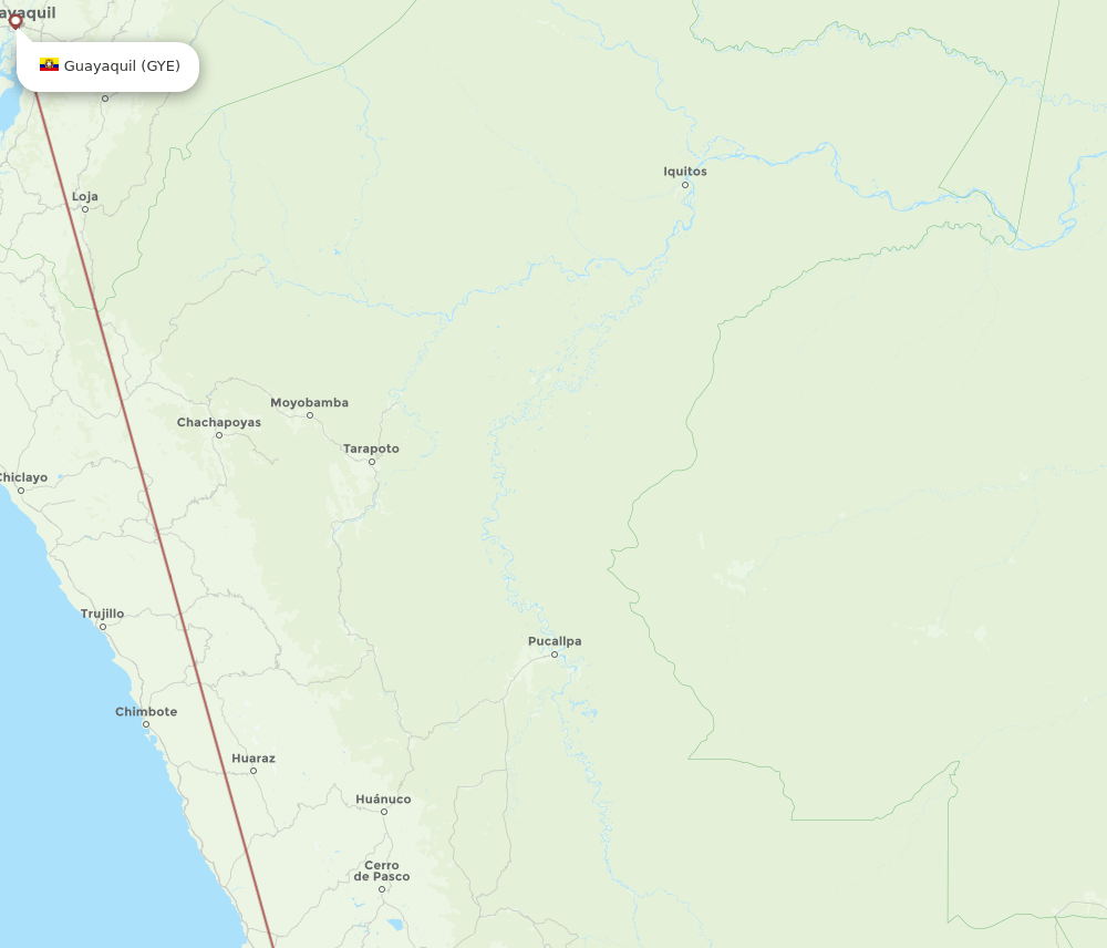 PEM-GYE flight routes
