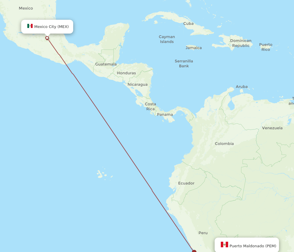 PEM-MEX flight routes