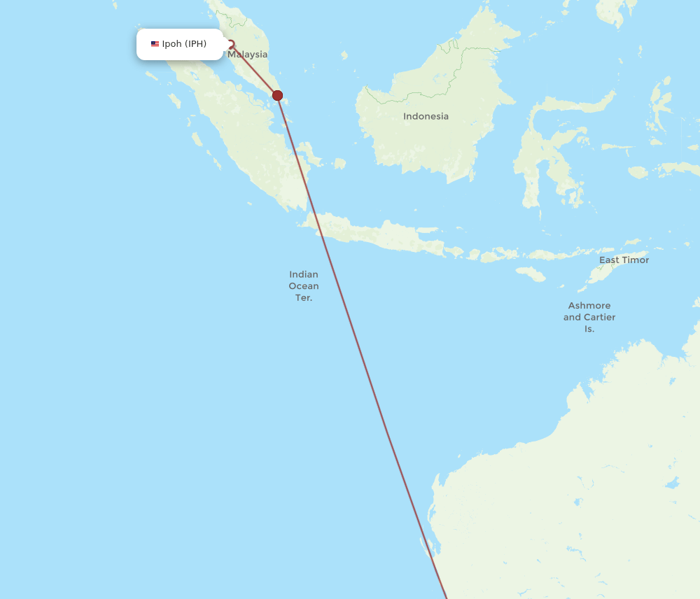 PER-IPH flight routes