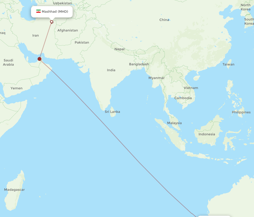 PER-MHD flight routes