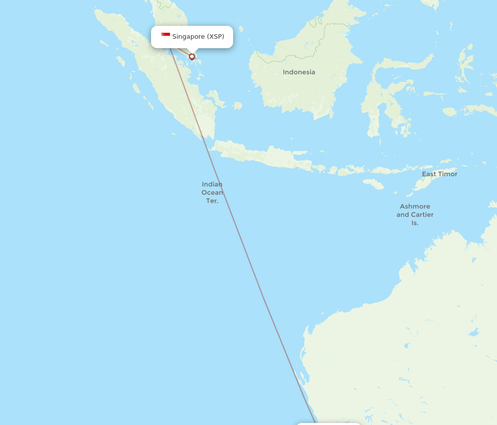PER-XSP flight routes