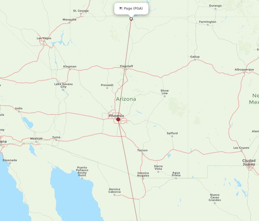 PGA-HMO flight routes