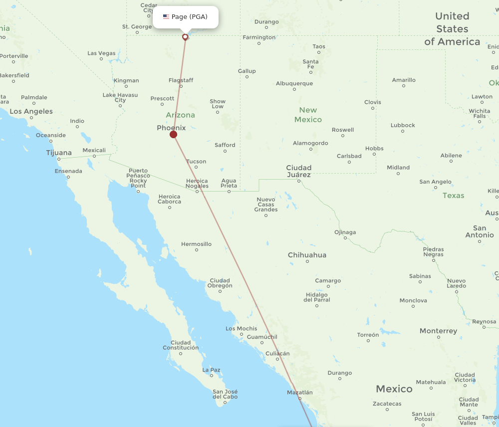 PGA-PVR flight routes