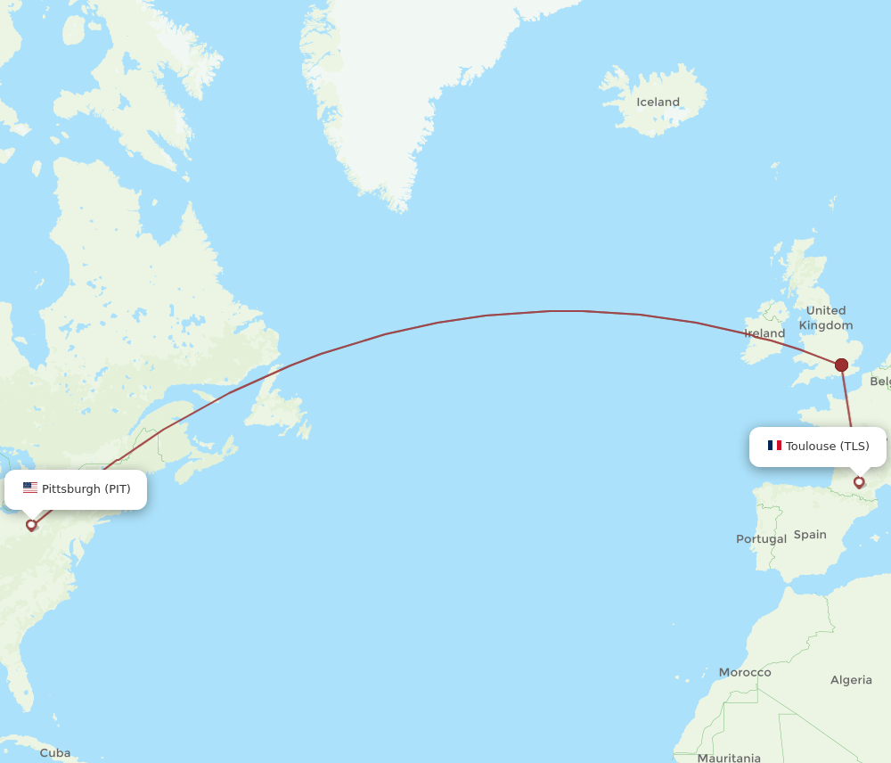 PIT-TLS flight routes