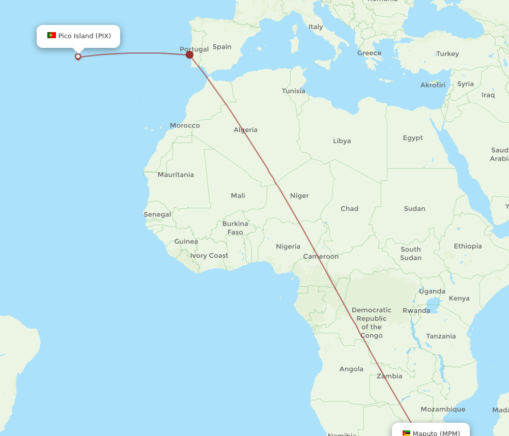 PIX-MPM flight routes