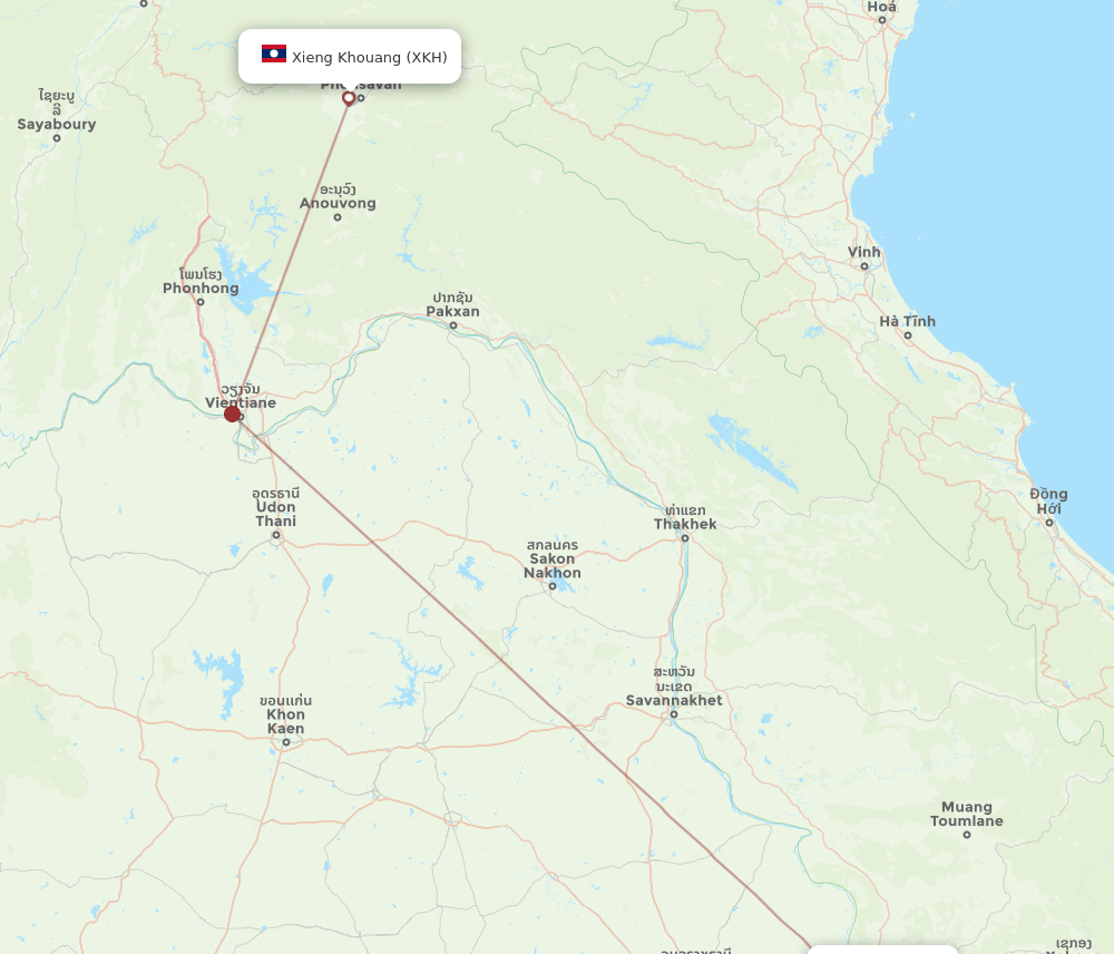 PKZ-XKH flight routes