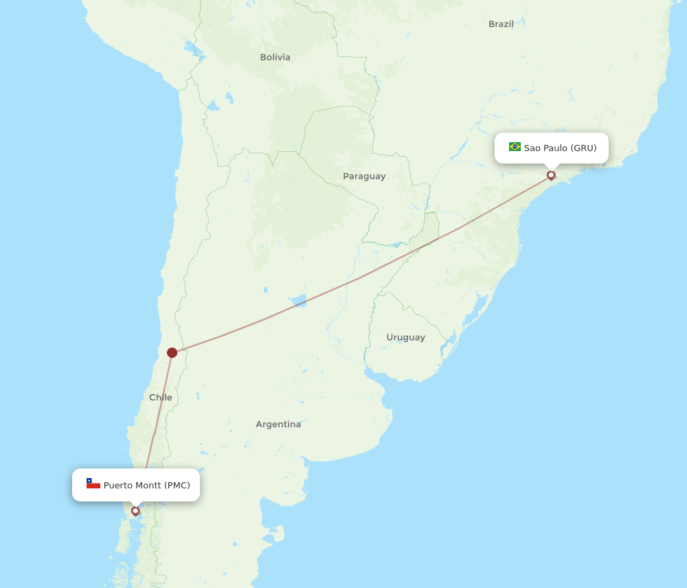 PMC-GRU flight routes