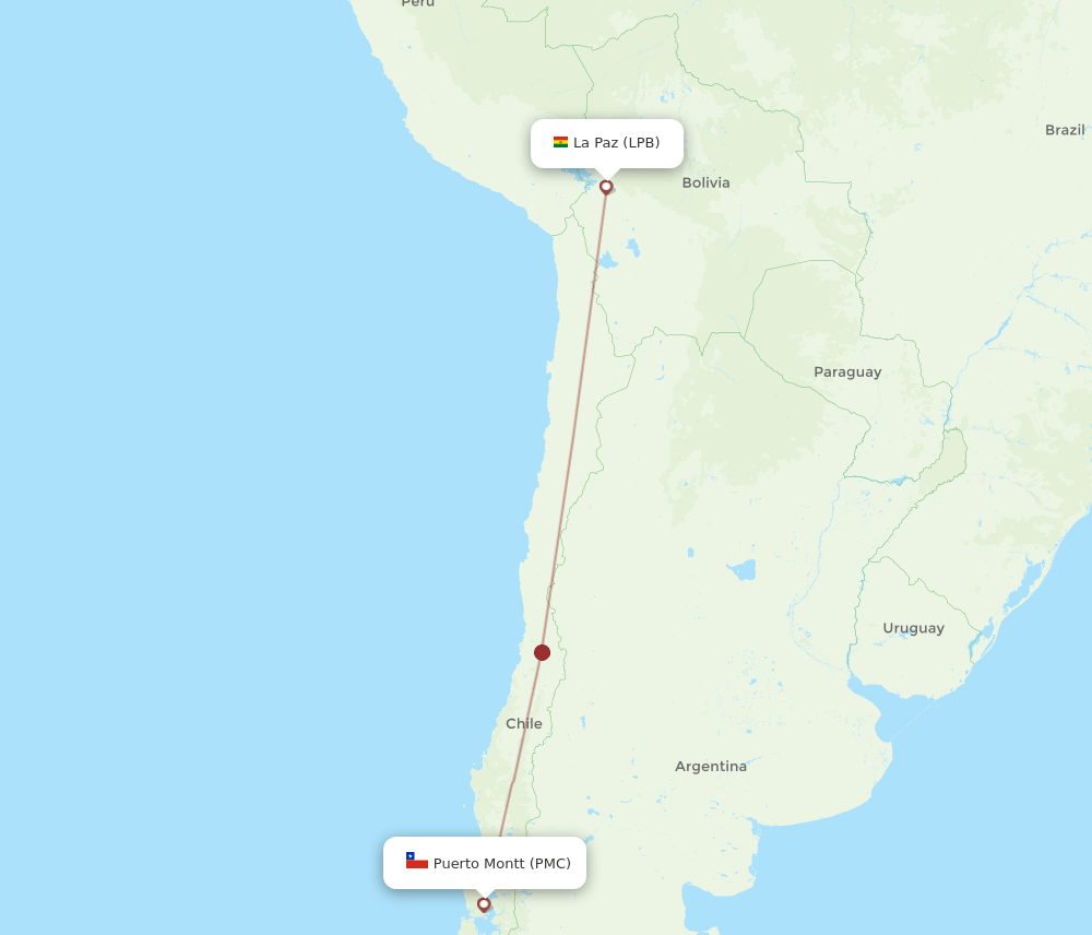 PMC-LPB flight routes