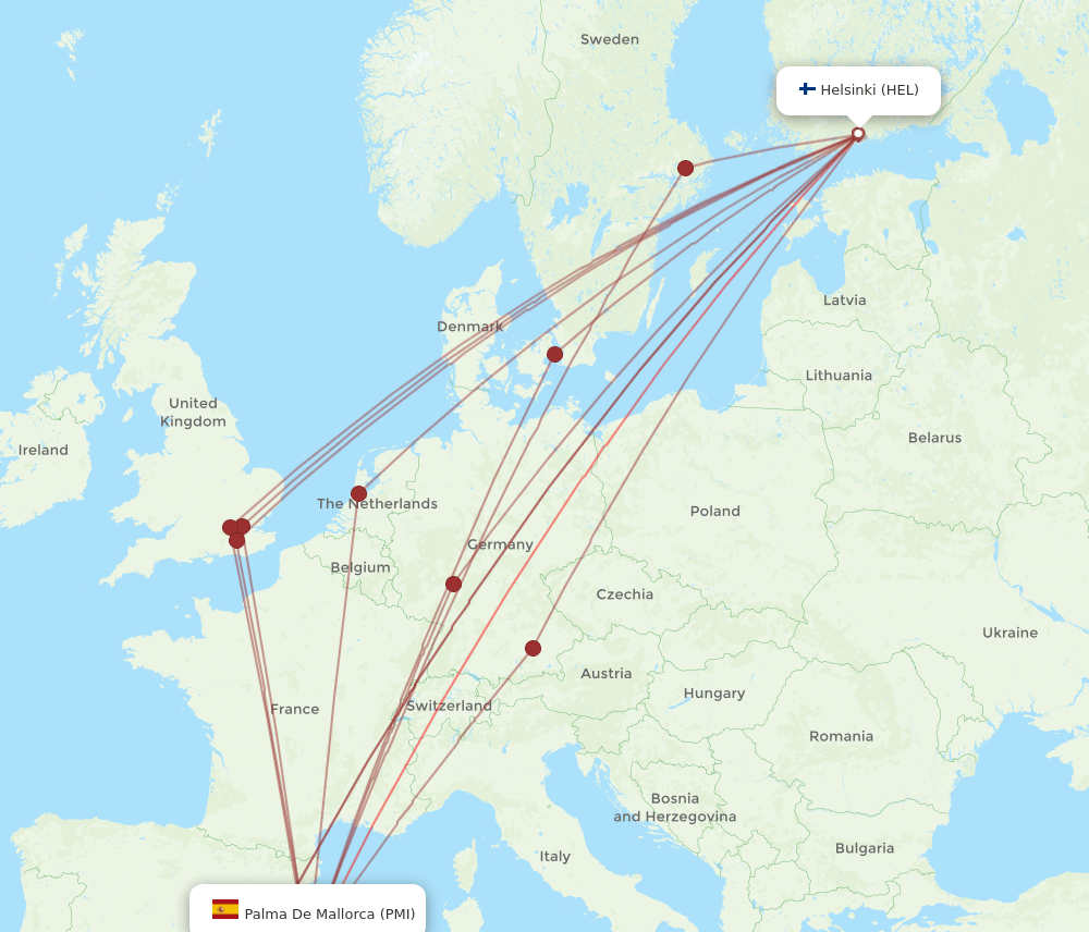 PMI-HEL flight routes