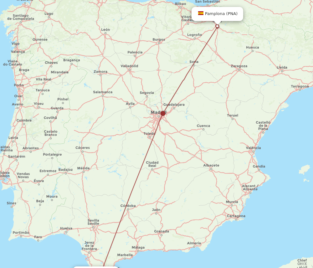 PNA-TNG flight routes